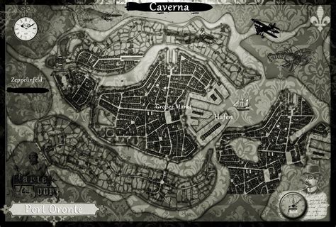 City Map Steampunk Fantasy Sci Free Image On Pixabay