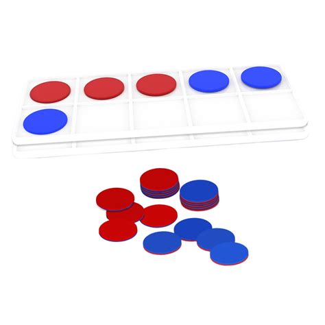Buy Plastic Ten Frames Set Math Games Counters Math Tool Manipulatives