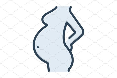 Maternity Pregnant Icon Icons ~ Creative Market