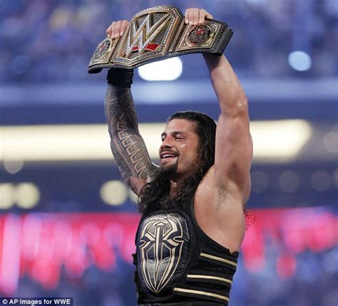 Wwe Star Roman Reigns Is Suspended For Violating Companys Drug Policy Daily Mail Online