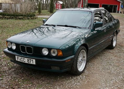 1990 Bmw 535i 5 Speed Island Metallic Green E34 Classic Bmw 5