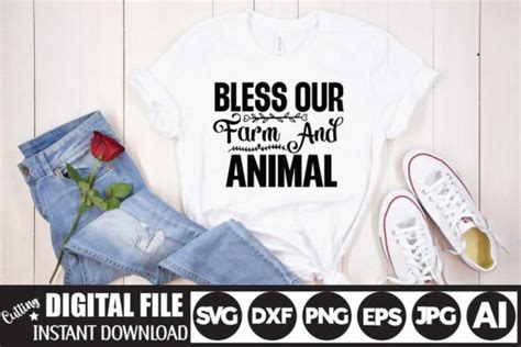 2 Bless Our Farm And Animals Svg Cut File Designs And Graphics