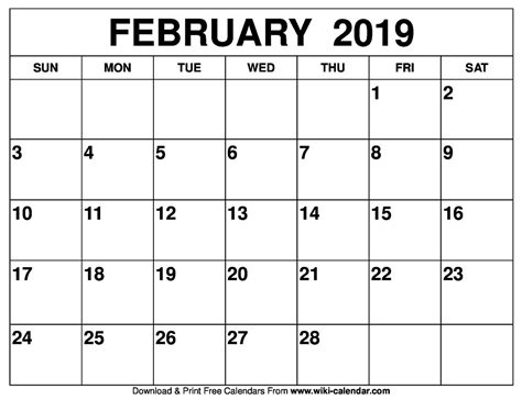 … add own events to pdf calendar; calendar feb 2019 printable | Qualads