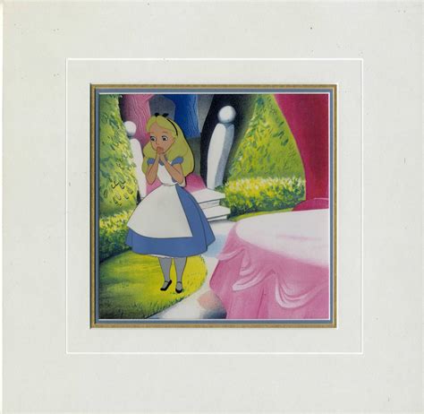 Original Production Cel Of Alice From Alice In Wonderland 1951