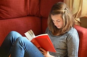 Free Images : hand, book, novel, read, person, girl, reading, red ...