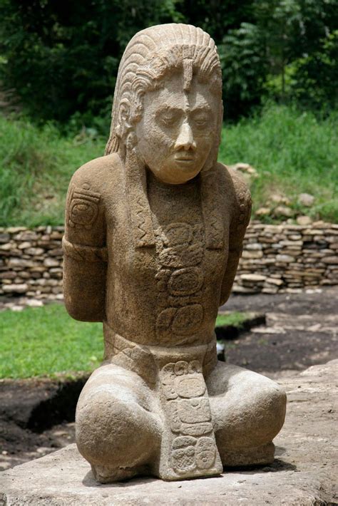 One Of Two Pre Hispanic Stone Sculptures That Were Found In The