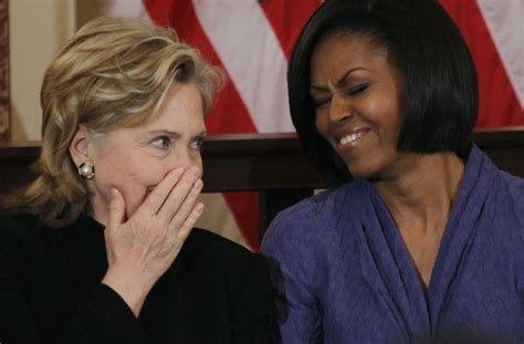 Author Claims Michelle Obama And Hillary Clinton Can T Stand Each Other