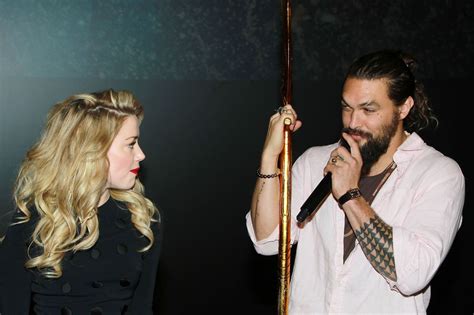 Amber Heard And Jason Momoa Aquaman Fan Screening In New York