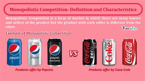 Monopolistic Competition Definition And Characteristics Tutors Tips