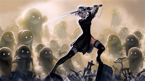 5120x2880 Yorha No 2 Type B Nier Automata 5k Wallpaper Hd Anime 4k Images And Photos Finder