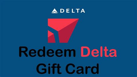 How To Redeem Delta Gift Card Online Use Delta Gift Card 2022 YouTube