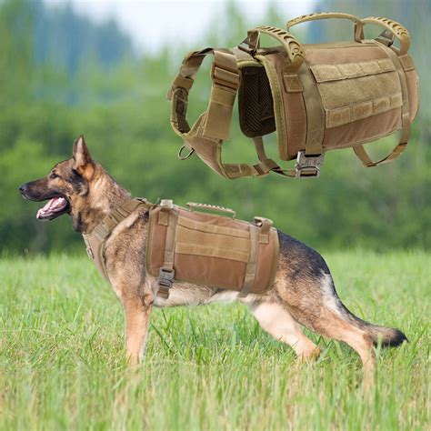 Military Tactical Dog Harness For K9 Working Dogs Durable Pet Etsy