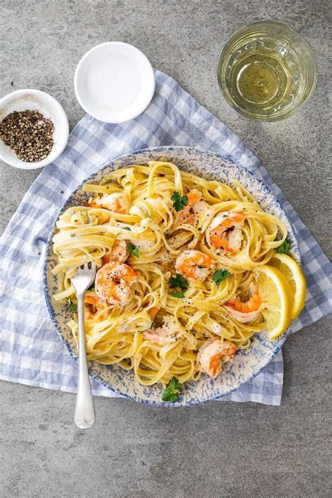 Garlic butter shrimp pasta craving tasty. Creamy lemon garlic shrimp pasta - Simply Delicious | Recipe | Garlic shrimp pasta, Lemon garlic ...