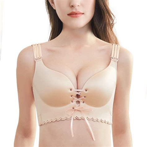 Fallsweet Push Up Bras For Plus Size Women No Wire Padded Bra At Amazon