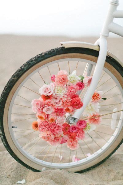 Add Faux Flowers To The Spokes Of Your Bikes Wheels Flowers Pretty