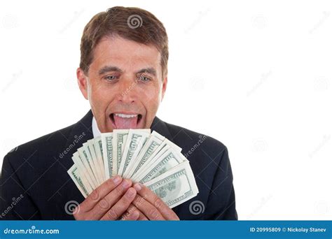Greedy Business Man Royalty Free Stock Images Image 20995809