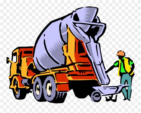 Download Vector Illustration Of Construction Industry Heavy Cement