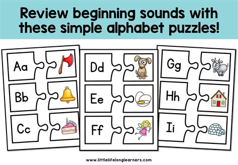 Printable Abc Puzzles For Pre K And Kindergarten Prin