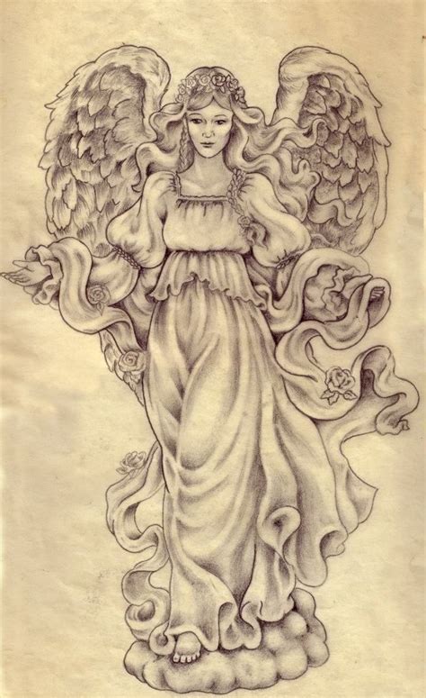Pin By Amy Bruskotter On My Artwork Angel Drawing