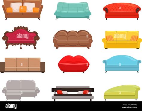 Bed Furniture Cartoon Illustration Hi Res Stock Photography And Images