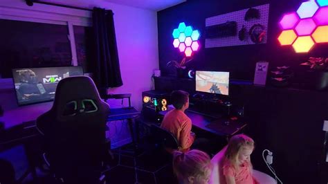 New Gaming Room Setup For Me And The Kids Youtube