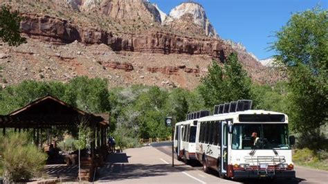 Trailhead Shuttle Map And Schedule For Springdale And Zion Canyon
