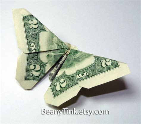 Butterfly Dollar Origami Ikuzo Origami Money Origami Dollar Bill
