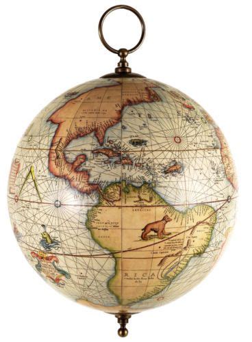 Gerardus Mercator Old World Globe Map Hanging Atlas 13 World Globe
