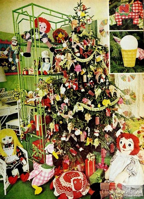 how did people decorate christmas trees back in the 70s see 20 different ways click americana