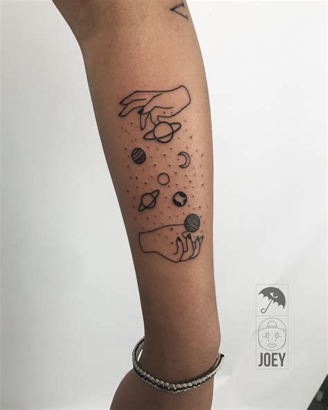 Great decor for any home. black work, black work tattoo, planets, planets tattoo ...