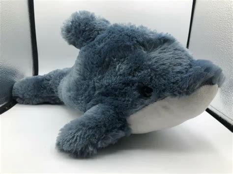 Wild Republic Cuddlekins Blue Dolphin Fish Whale Plush Soft Stuffed Toy