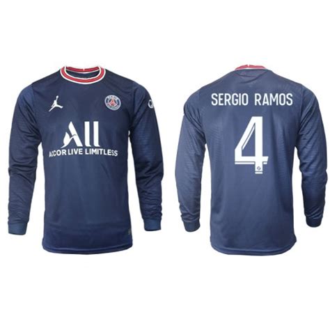 Echipament Fotbal Paris Saint Germain Sergio Ramos 4 Tricou Acasa 2021