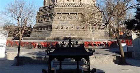 Pagoda Tianning Temple Illustration World History Encyclopedia
