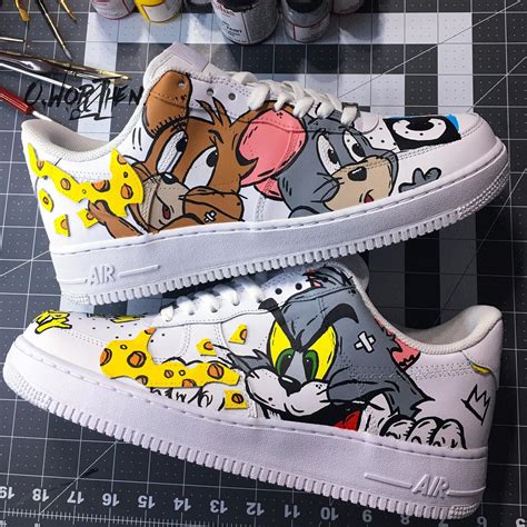 Custom Tom Jerry Air Force 1s 47 Off Full Ar