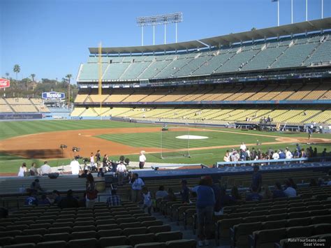 Field Level Infield Dodger Stadium Baseball Seating