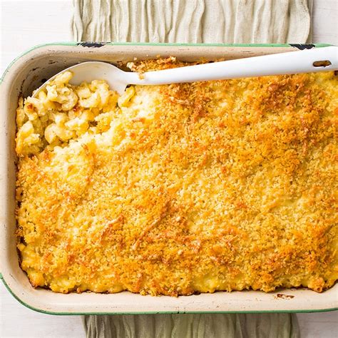 Oven Baked Macaroni And Cheese With Bread Crumbs Lazylop
