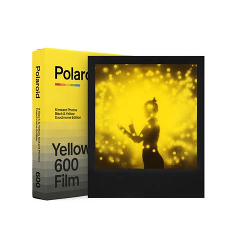 Polaroid Black And Yellow 600 Film Duochrome Edition