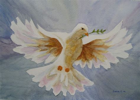 Pix For Doves Flying Peace Dove Painting Dove Flying Painting