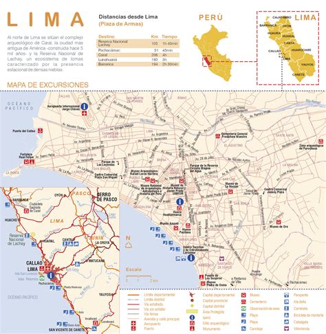 Mapa De Lima Peru