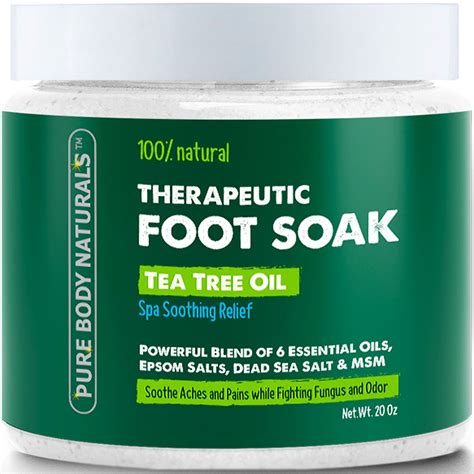 Pure Body Naturals100 Natural Therapeutic Foot Soak Tea Tree