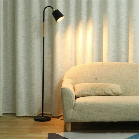 Bestgoods Floor Lamp Modern Standing Light Adjustable Gooseneck Task