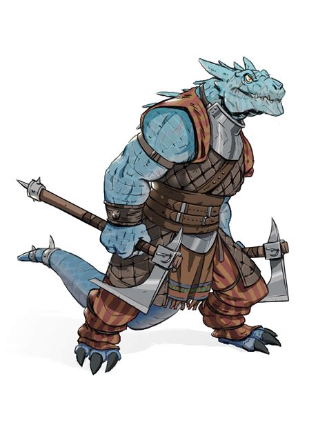 Art Painted A Dragonborn Barbarian Commission Dnd Fantasy