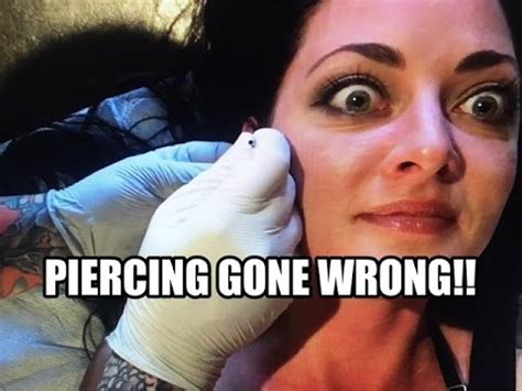 Piercing Gone Wrong 30 YouTube