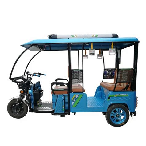 Bajaj Electric Three Wheel Passenger Tricycle Auto E Rickshaw Tuk Tuk Motor Taxi China Semi