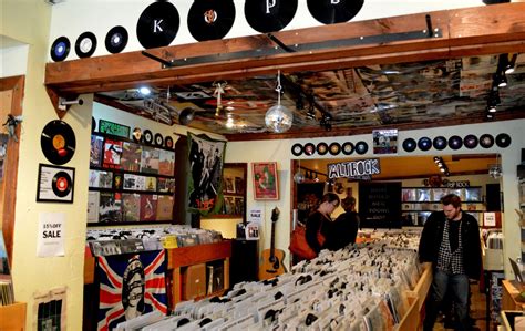 Vintage Record Store / Modern Record Store | Vinyl record shop, Record store, Vinyl cafe