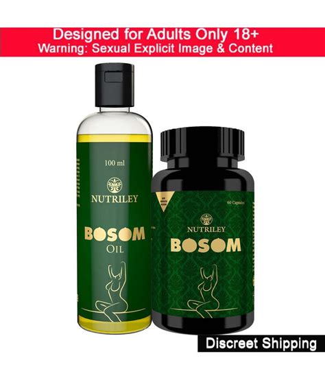 Nutriley Bosom Breast Enlargement Capsules Oil For Big Breast Firm And Tight Breast For