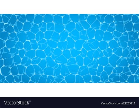 Swimming Pool Bottom Caustics Ripple And Flow Vector Image