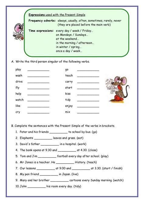 Worksheet For Reading And Writing In English With Pictures On The Page
