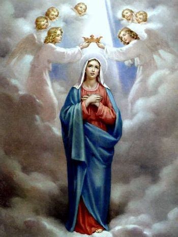 Mariä Aufnahme in den Himmel mit Bildern Heilige mutter Mutter