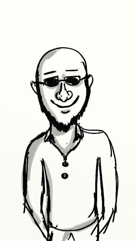 Man With Glasses Drawing Free Download On Clipartmag